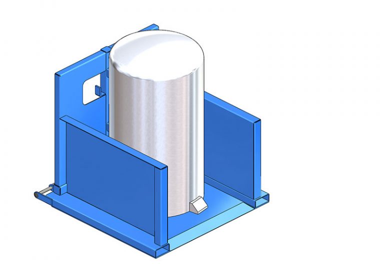 Prise de conteneur cylindrique