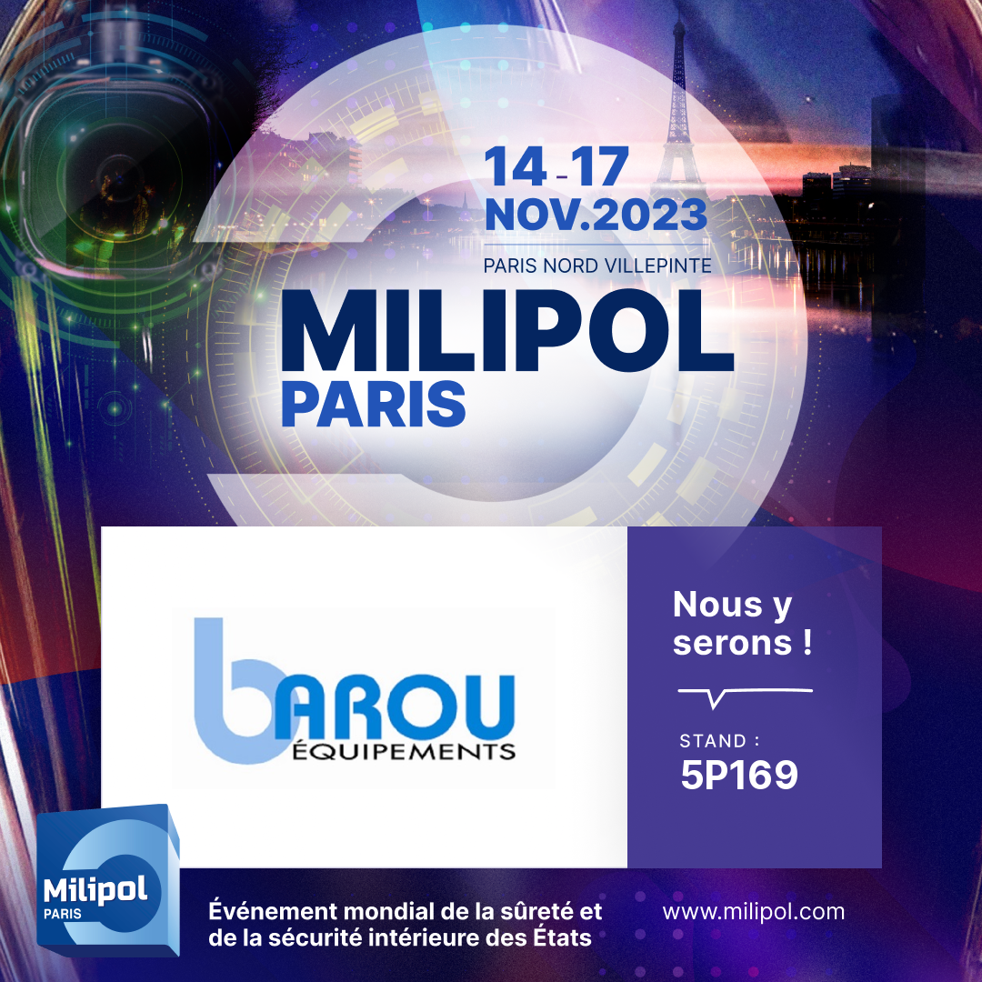 Retrouvez-nous à MILIPOL !