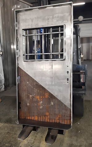 Porte anti-effraction (anti-meulage)