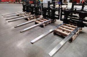 TDL positionneurs intégrés avec fourches spéciales antidéflagrantes inox