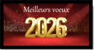Meilleurs vœux pour 2026 !
