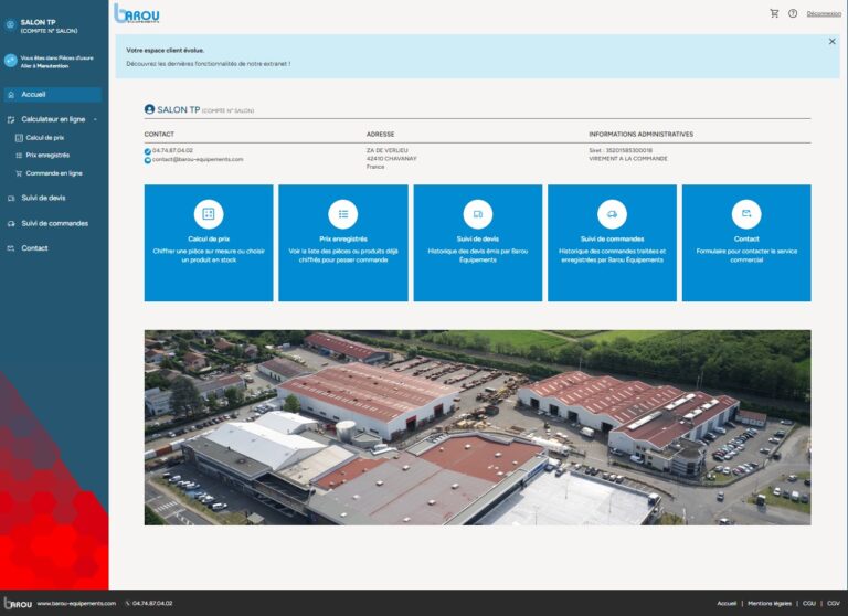 Un espace clients sécurisé
