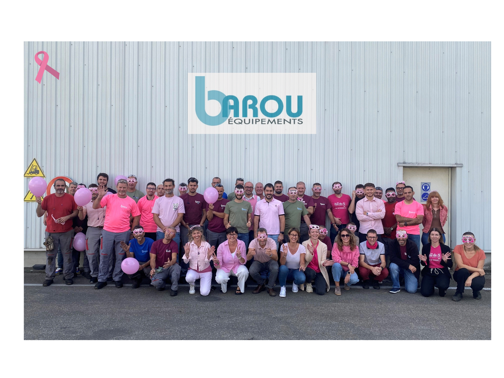 BAROU Équipements se met aux couleurs d’Octobre Rose